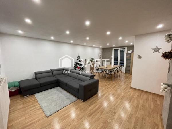 Maison individuelle 108M² avec 4 chambres, terrain et garage