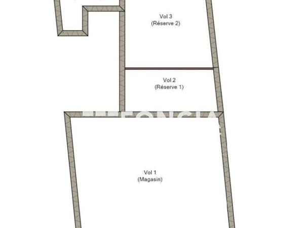 Location Local commercial 2 pièces 53 m² - 24 RUE MARECHAL FOCH Roanne 42300