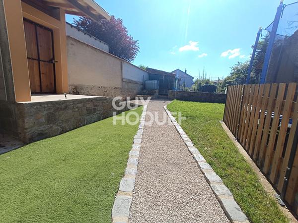 Maison centre village avec jardin