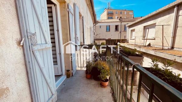 Spacieux appartement centre Alès, charme et potentiel