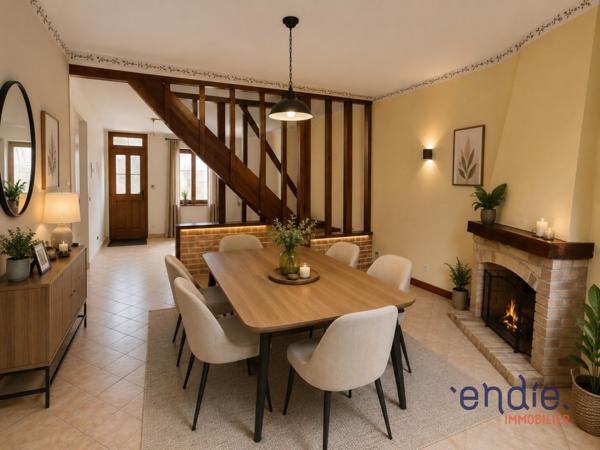 Maison 2 chambres et cour