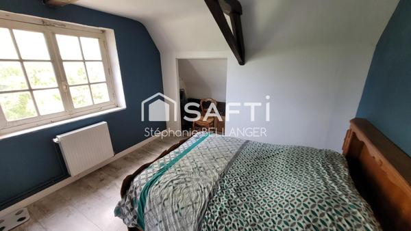 Maison de caractère 3chambres, grand terrain vue sur la riviere