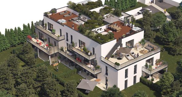 Cadre verdoyant pour ce T4 avec terrasse à 1000m de l'hippodrome du Petit Port