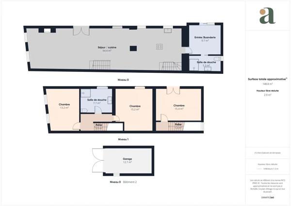 Charmante maison de ville 3 chambres 135 m² Cognac
