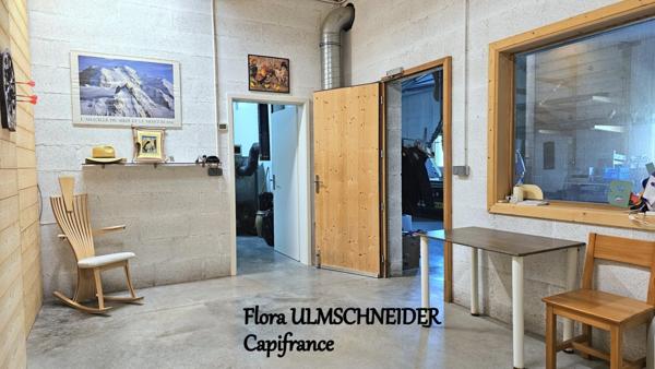 ATELIER, STOCKAGE, BUREAU à vendre MAGNIEU (01) avec logement de fonction + terrain proche de BELLEY à env. 1H30 de Lyon et de Genève