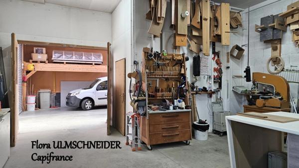 ATELIER, STOCKAGE, BUREAU à vendre MAGNIEU (01) avec logement de fonction + terrain proche de BELLEY à env. 1H30 de Lyon et de Genève