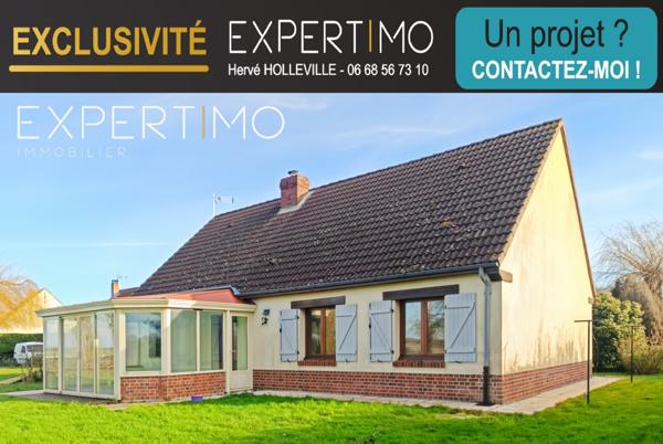 Le Crotoy (80550) Maison avec garage et véranda – Secteur prisé de Saint-Firmin-lès-Crotoy
