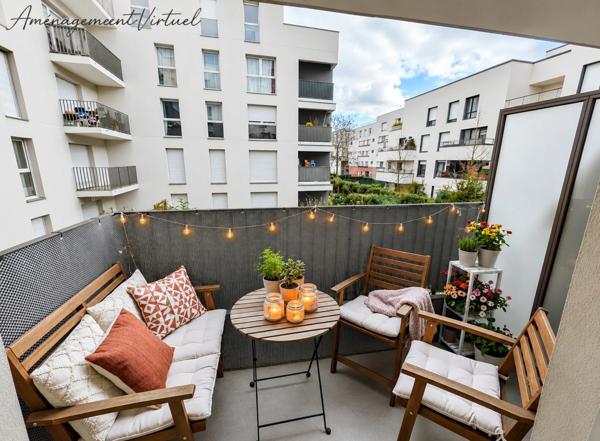 Exclusivité Montigny-Beauchamp : 2 pièces récent avec balcon, parking et gare à pied !