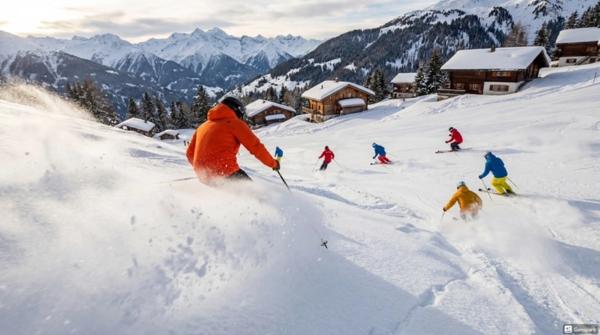 ENSEMBLE ALPIN ULTRA-PREMIUM de 3 400 m² à TIGNES (73) 5 Chalets haut de gamme , accès ski au pied, vue, piscine .