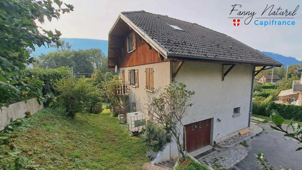 À vendre – Maison individuelle familiale T5, style savoyard, grand jardin et grand garage