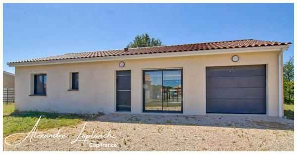 Dpt Tarn et Garonne (82), à vendre BRESSOLS villa neuve de plain-pied, jardin piscinable, avec garage, FRAIS DE NOTAIRE REDUITS.