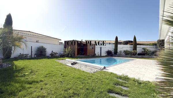 Vaux-sur-Mer (17640) 800 M CENTRE VILLE VAUX SUR MER - MAISON RECENTE 3 CHAMBRES PISCINE AU PRIX DE 710600 € FAI