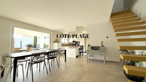 Vaux-sur-Mer (17640) 800 M CENTRE VILLE VAUX SUR MER - MAISON RECENTE 3 CHAMBRES PISCINE AU PRIX DE 710600 € FAI