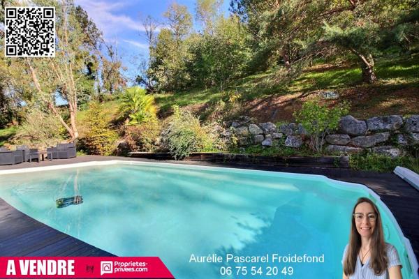 MALEMORT : Maison familiale T7 de 154m² avec équipements récents, et PISCINE dans un environnement CALME et verdoyant