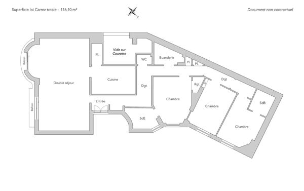 Appartement Paris 7e - MOTTE-PICQUET / CLER