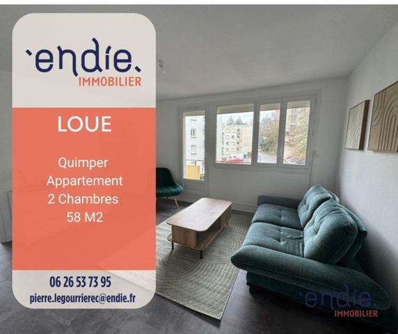 Appartement 3 pièces meublé et rénové – Quimper