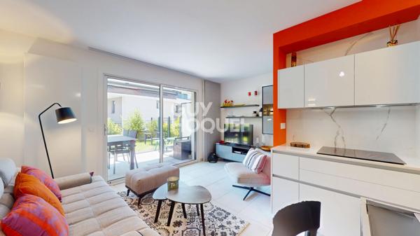 Appartement Aix Les Bains T2 en RDJ de 42.15 m2