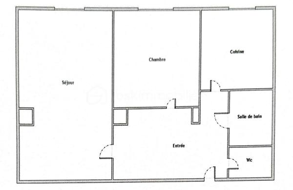 Appartement de 55 m²