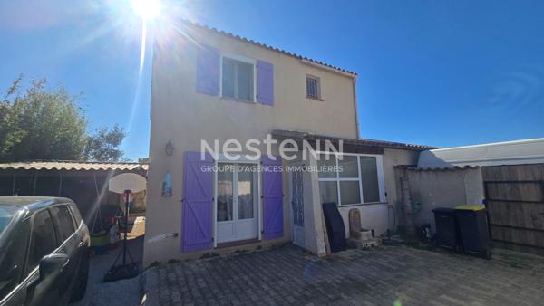 Marignane, Maison Type 4 d'environ 88 m² sur une parcelle de 260 m² + grand garage