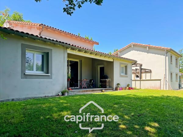 Maison récente de 4 pièces, environnement agréable, jardin, garage,carport