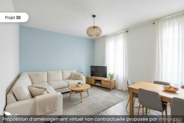 Appartement à vendre |  Argenteuil |  3 pièces | 44 m²