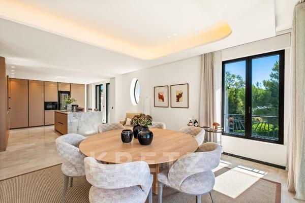 CAP D'ANTIBES : Splendide 4 pièces avec vue mer panoramique