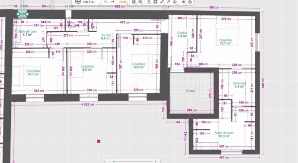 Maison à réhabiliter et imaginer....161m2 sur terrain piscinable