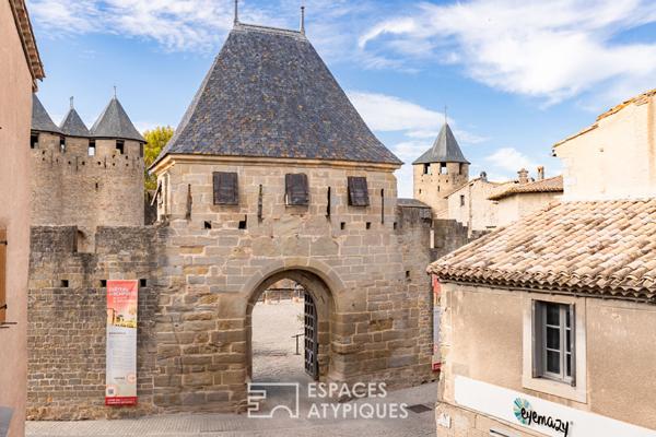 Maison atypique avec vue sur le Château Comtal – Cité de Carcassonne