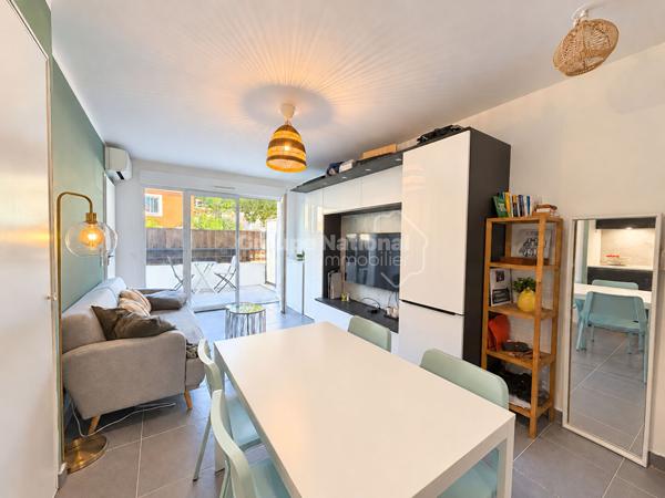 ENSUES LA REDONNE: Appartement de type 2 de 36.1 m2 situé au rez de chaussée résidence "Les Coulins" avec place de parking et cave , Ensues la redonne