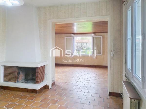 MAISON DE TYPE T5  - A RENOVER - ENVIRON 88 m²