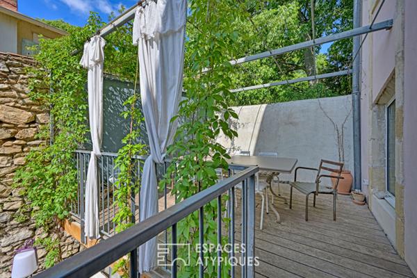 Maison de charme avec cour et bassin Nîmes, quartier Révolution