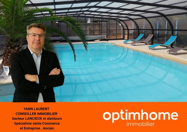Ensemble immobilier avec bar-restaurant, gîtes et piscine – fort potentiel touristique Proche de DINAN (22)