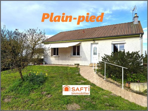 PAVILLON Plain-Pied 2 ch + Jardin clos + Sous-sol