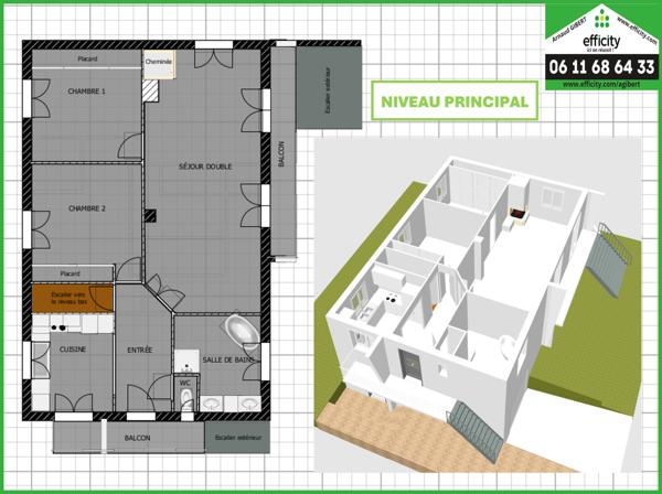 Maison
         5 pièces
        - 155 m² Exclusivité 525 000 € *