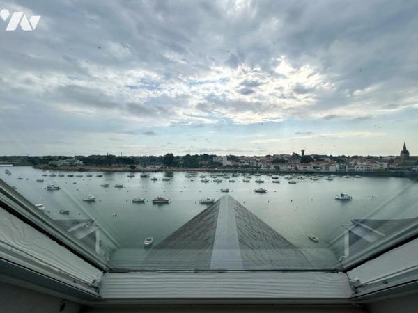 Appartement T3 d'exception de 71 m² à Saint Gilles Croix de Vie centre avec vue exceptionnelle