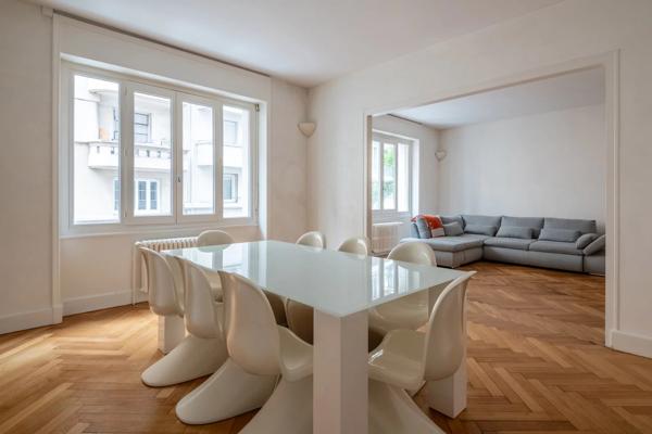 Lyon 6 – Tête d’Or – Appartement de 160,33 m² – 4 chambres – Deux lots réunis – Division possible – Usage mixte