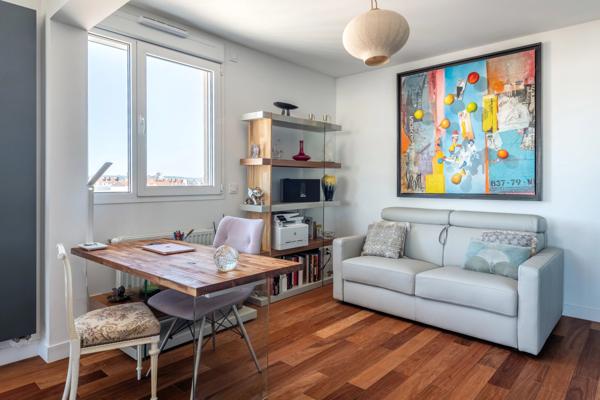Lyon 3ème - Part-Dieu - Appartement Toit-terrasse de 110,57 m² - 2 chambres poss. 3 - Garage Double
