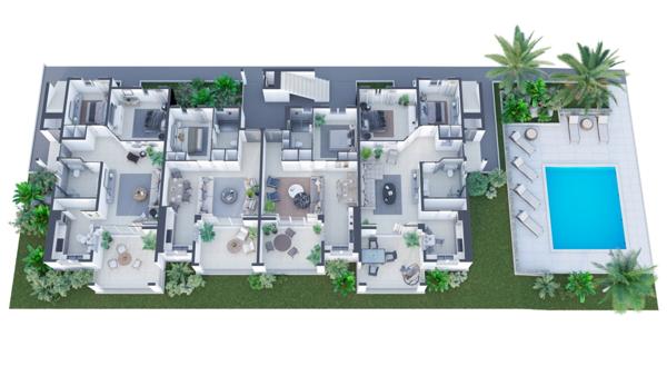 Vente Appartement73,96 m² - 3 Pièces - SAINT FRANCOIS (97118)