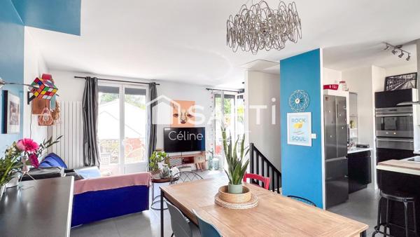 Maison non mitoyenne avec garage jardin et dépendance