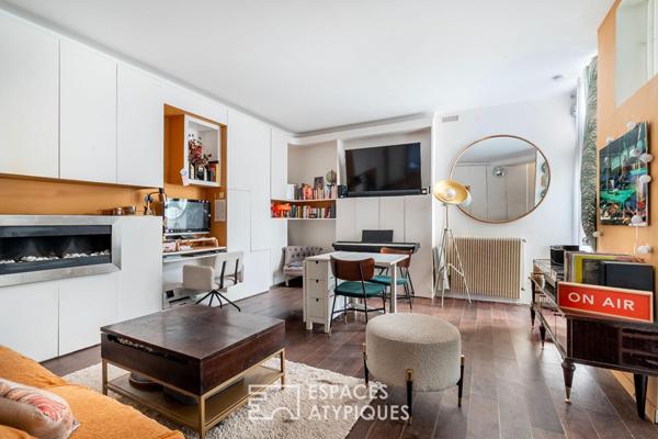 Rez-de-chaussée comme une maison sur cour