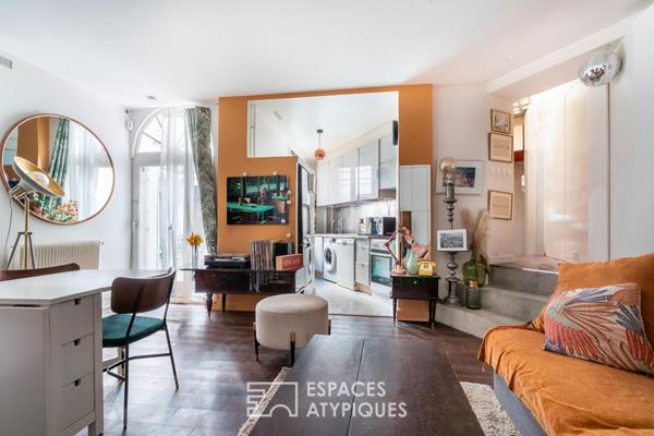 Rez-de-chaussée comme une maison sur cour