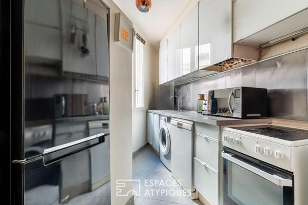 Rez-de-chaussée comme une maison sur cour