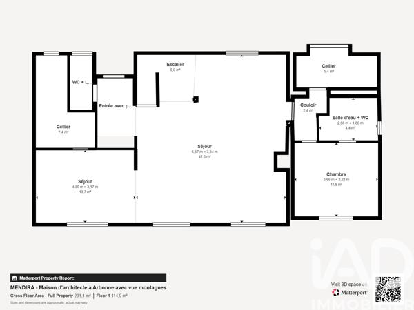 Maison à vendre 6 pièces 180 m² Arbonne