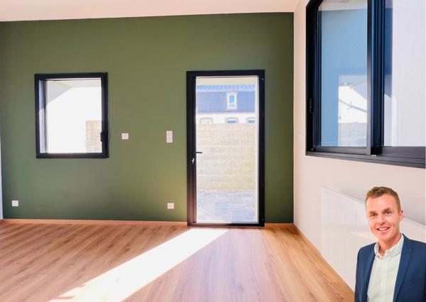 Dpt Finistère (29), à vendre CROZON centre appartement T3 de 52 m² Habitable - Terrasse - Cave