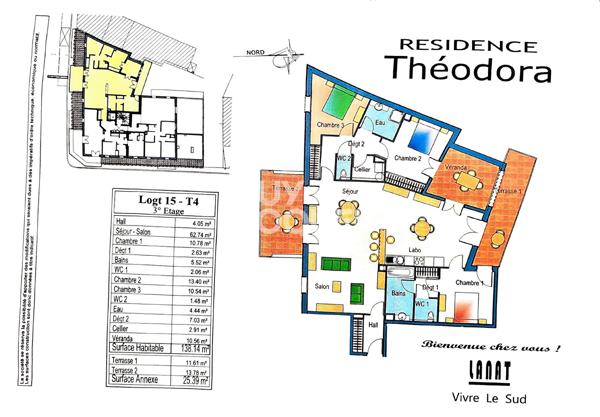 Quartier Lakanal - Appartement T4 traversant d'exception de 138 m² avec double garage