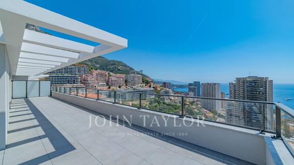 BEAUSOLEIL - TOIT TERRASSE 5 PIÈCES - RÉSIDENCE NEUVE - VUE MER ET MONACO