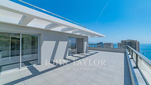 BEAUSOLEIL - TOIT TERRASSE 5 PIÈCES - RÉSIDENCE NEUVE - VUE MER ET MONACO
