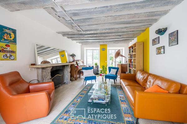 La maison historique en plein centre ville avec grand jardin sans vis-à-vis