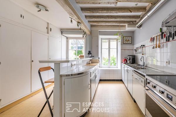 La maison historique en plein centre ville avec grand jardin sans vis-à-vis