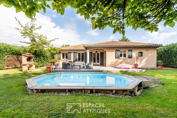 Maison de plain-pied aux abords de Belleville-en-Beaujolais